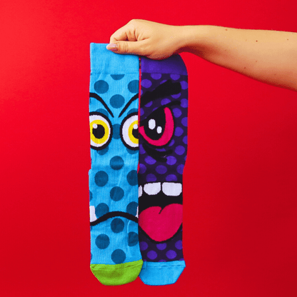 THE STRESS HEADS Socks By Untied Oddsocks