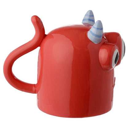 Monstarz Monster Red Upside Down Ceramic Shaped Mug