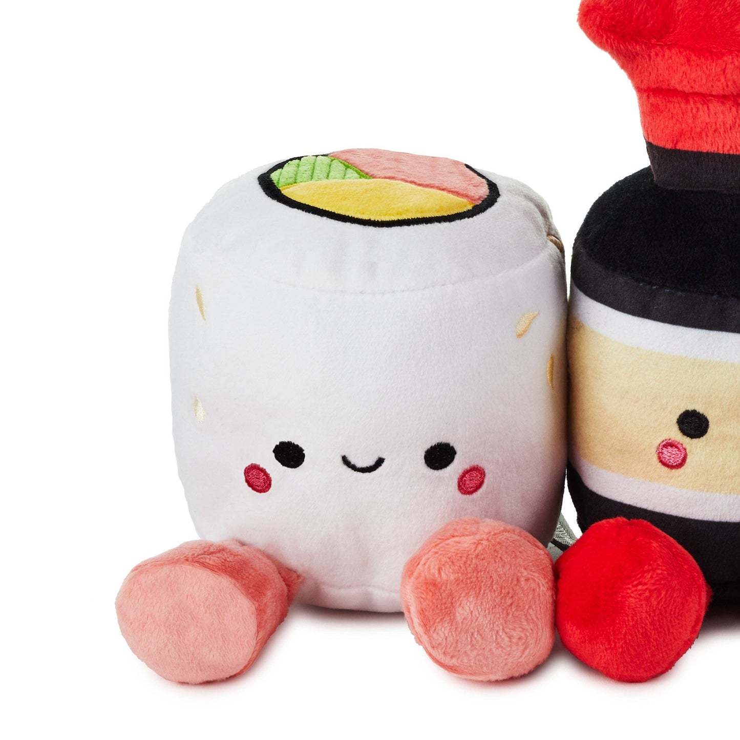 Better Together Sushi & Soy Sauce Magnetic Soft Toy Pair