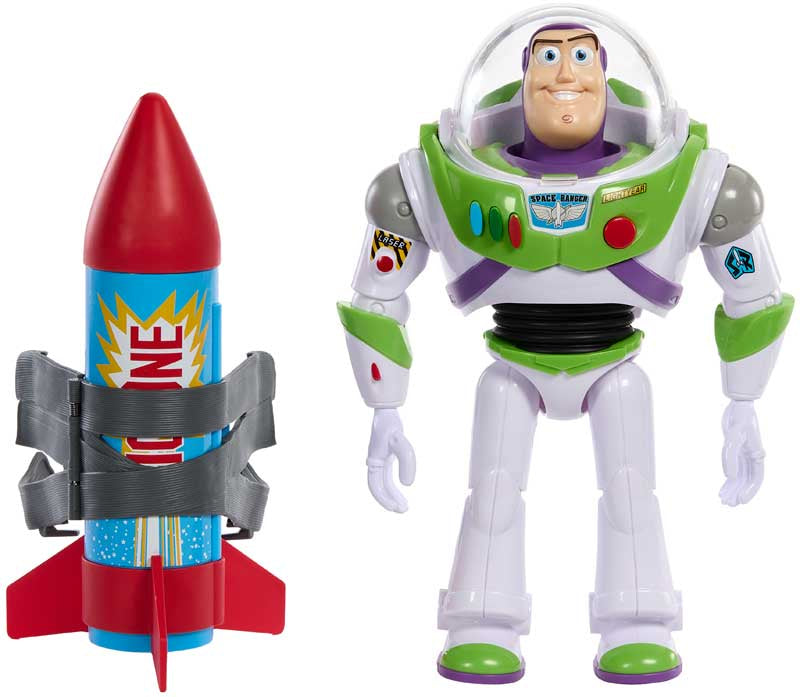 PIXAR LARGE SCALE FEATURE BUZZ WITH ROCKET