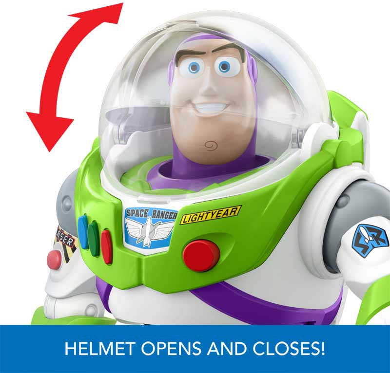 PIXAR LARGE SCALE FEATURE BUZZ WITH ROCKET