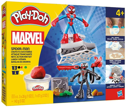 PLAY-DOH SPIDERMAN LAUNCH AND SLICE BATTLE