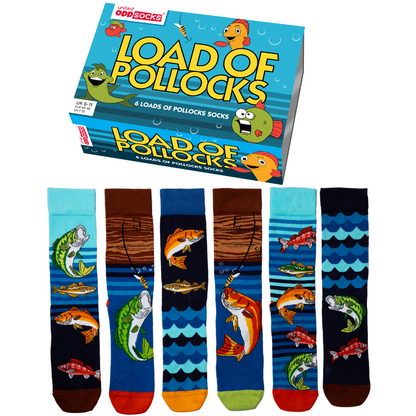 LOADS OF POLLOCKS Socks By United Oddsocks