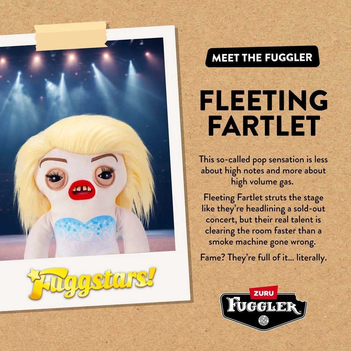 Fuggler Fugg Stars 9-Inch Plush - #15754B - Fleeting Fartlet