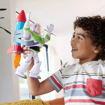 PIXAR LARGE SCALE FEATURE BUZZ WITH ROCKET