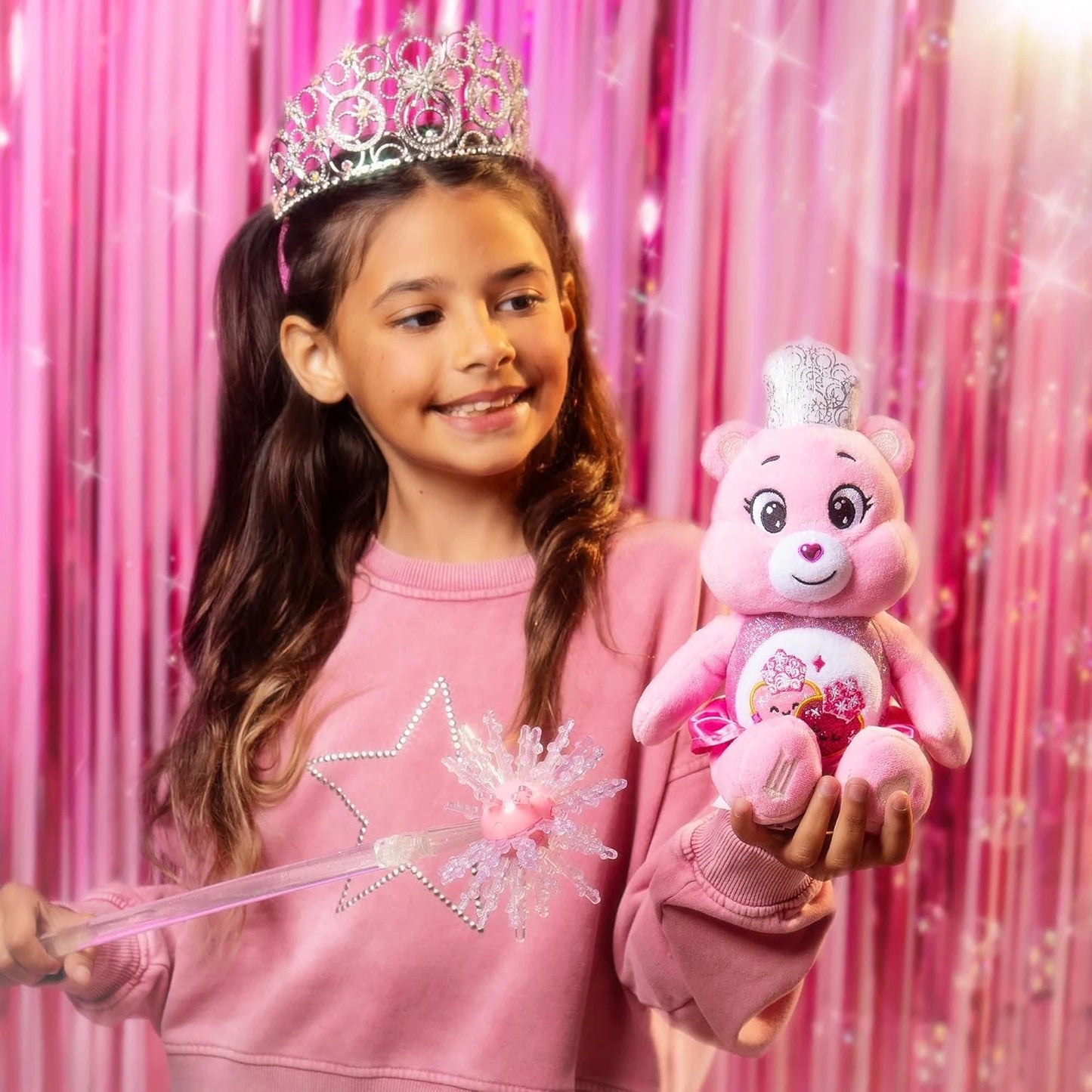 Care Bears x Wicked Fun Size Plush Love-a-Lot Bear as GLINDA