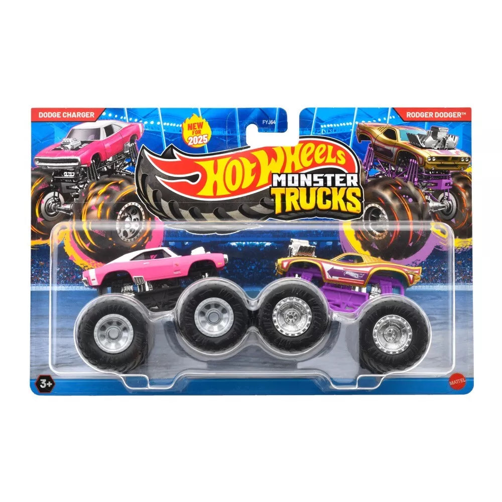 Hot Wheels Monster Trucks 1.64 Scale 2-Pack