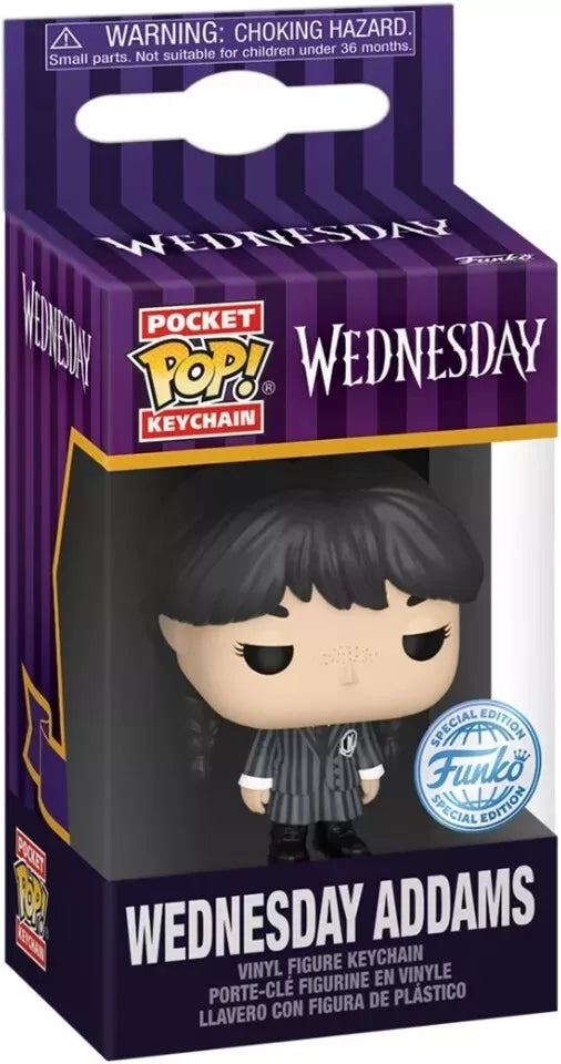 FUNKO POP KEYCHAIN: WEDNESDAY - WEDNESDAY