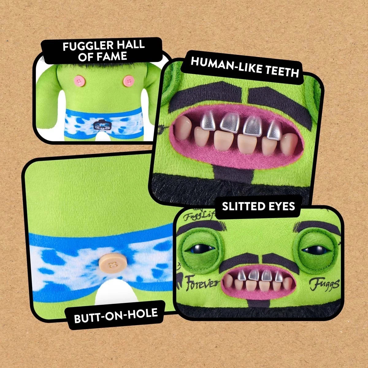 Fuggler Fugg Stars 9-Inch Plush - #15754D - Rhymer McSlimer
