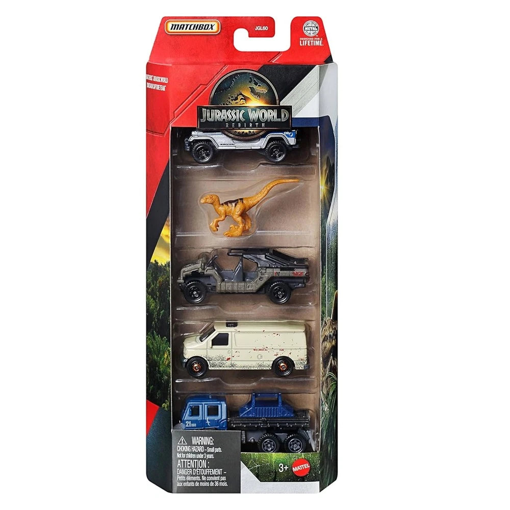 Matchbox Jurassic World 5 Pack Assortment