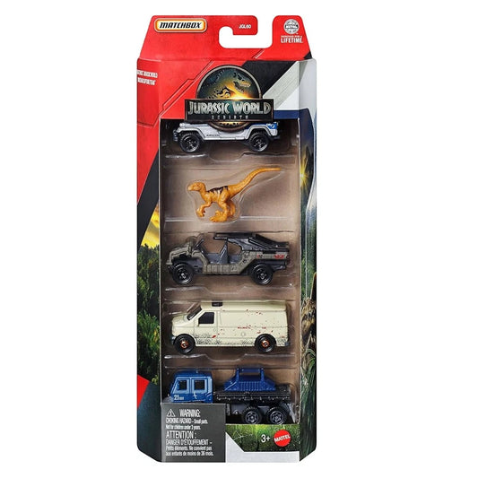 Matchbox Jurassic World 5 Pack Assortment