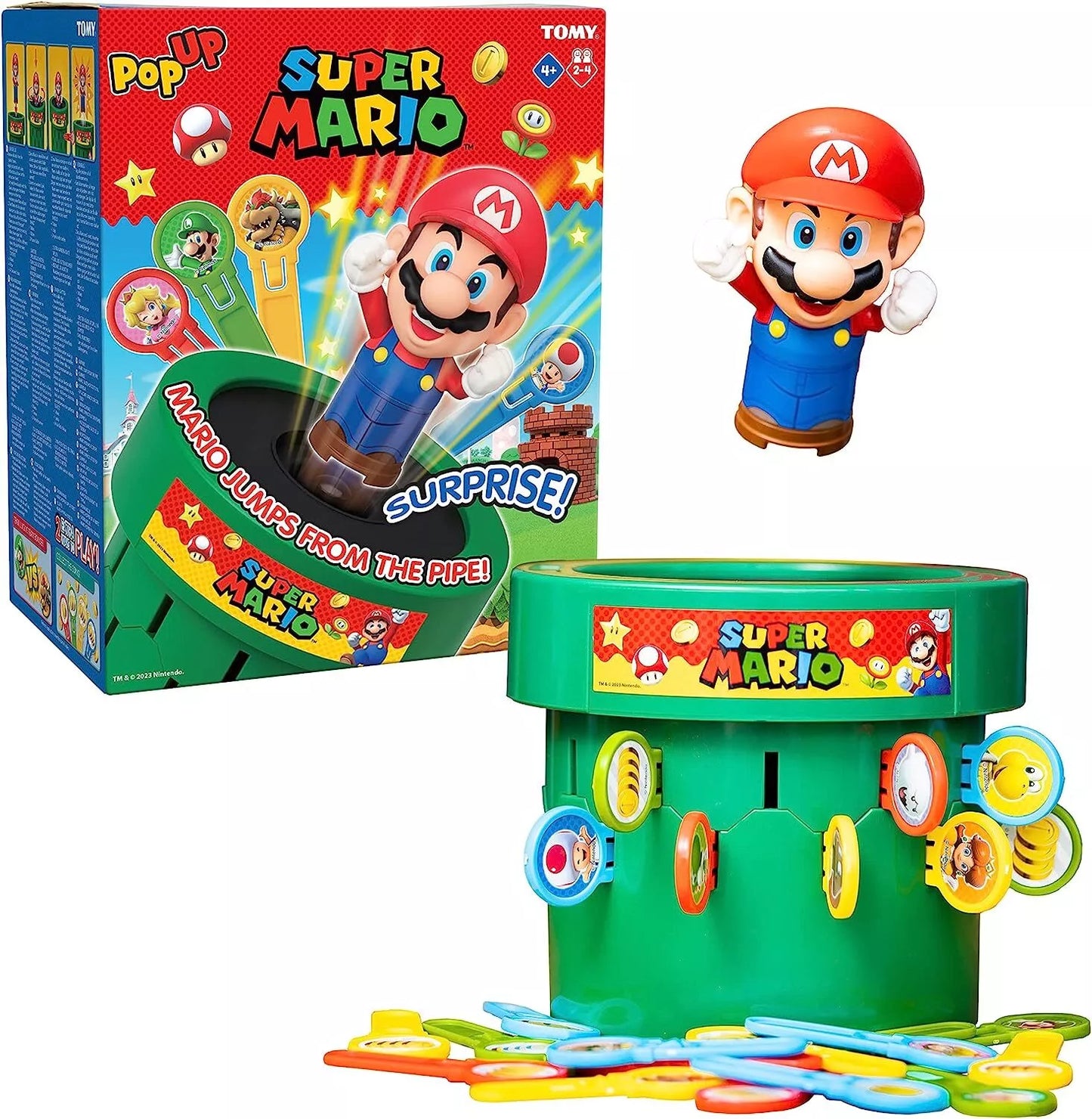 Pop Up Super Mario Family & Preschool Kids Game