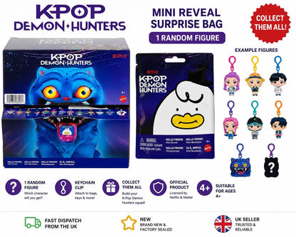 KPop Demon Hunters, Mini Collectible Keychain Figures