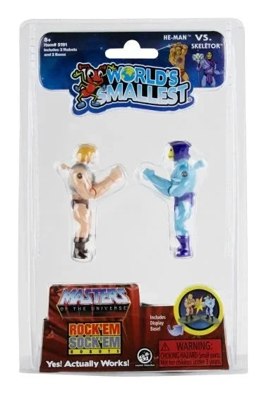 World's Smallest Rock 'Em Sock 'Em Robots - He-Man vs Skeletor MOTU