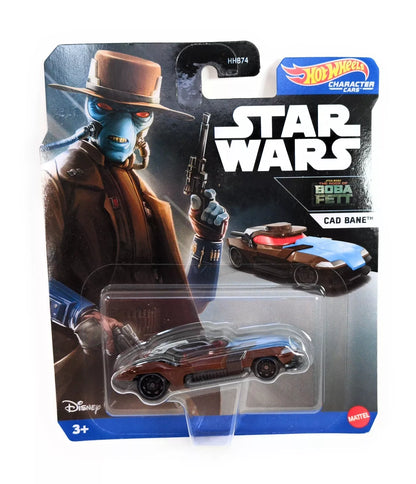 Hot Wheels Cad Bane The Book of Boba Fett Die-Cast Character Car HTR98