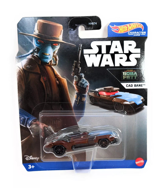 Hot Wheels Cad Bane The Book of Boba Fett Die-Cast Character Car HTR98