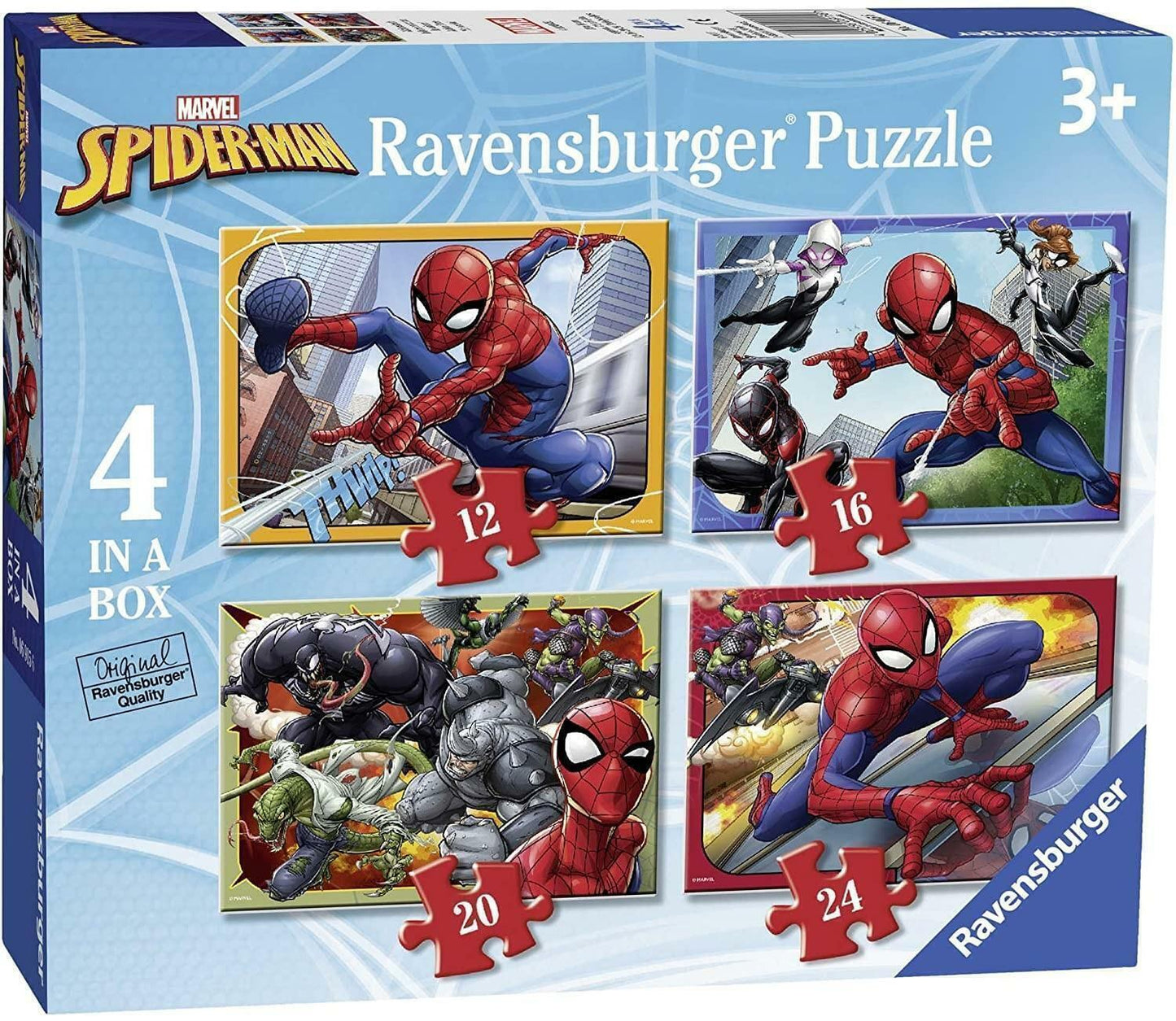 Ravensburger Spider-Man 4-in-1 Puzzle Box (6915)