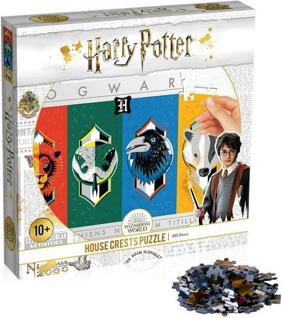 Harry Potter House Crests Jigsaw Puzzle - 500 Pieces WAS £6.49 NOW £5