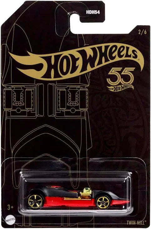 Hot Wheels 2023 55th Anniversary Pearl & Chrome twin mill