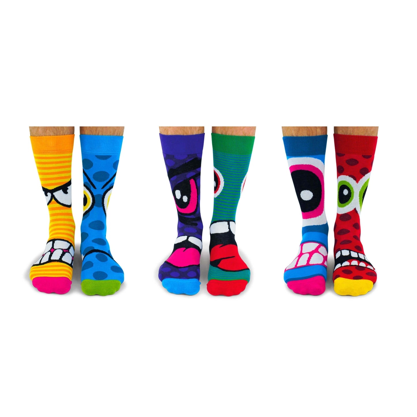THE STRESS HEADS Socks By Untied Oddsocks