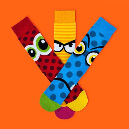 THE STRESS HEADS Socks By Untied Oddsocks